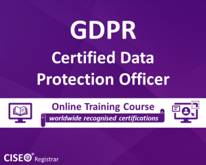GDPR CERTIFIED DATA PROTECTION OFFICER
