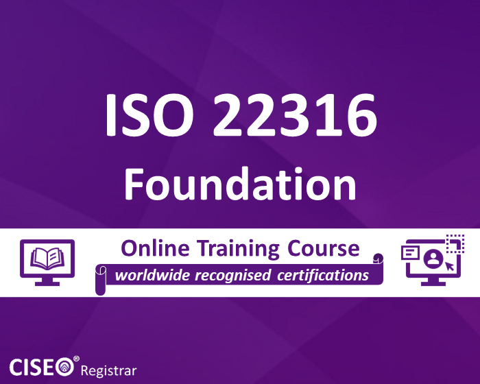 ISO 22316 Foundation