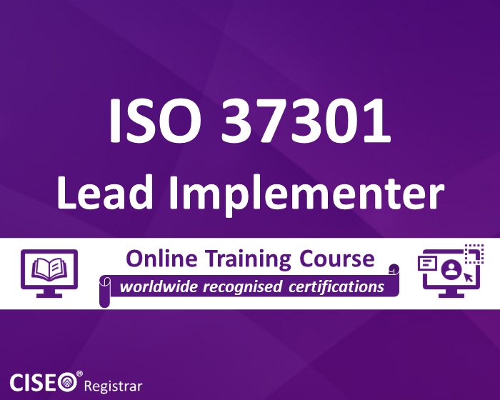 ISO 37301 Lead Implementer