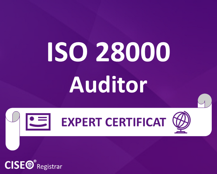 ISO 28000 AUDITOR CERTIFICAT
