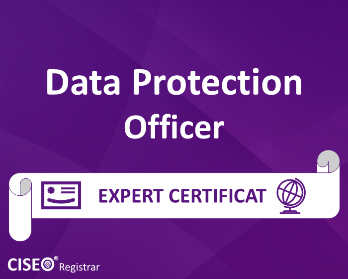 DATA PROTECTION OFFICER CERTIFICAT (GDPR)